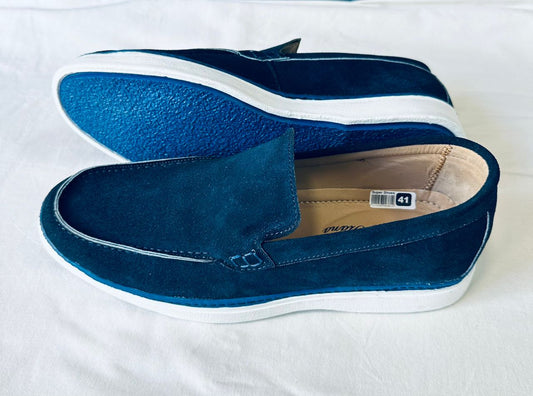 Chaussure Alden daim bleu