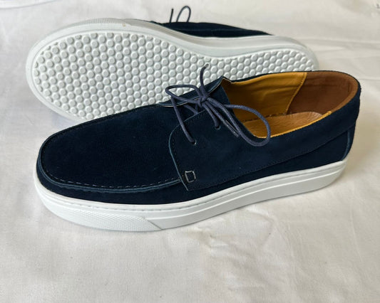 Chaussure HT daim bleu