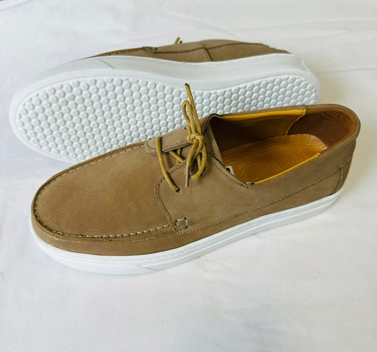 Chaussure HT daim marron tabac