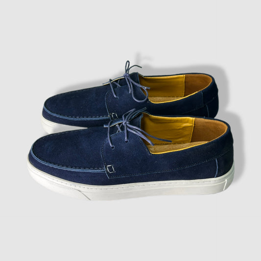 Chaussure HT daim bleu