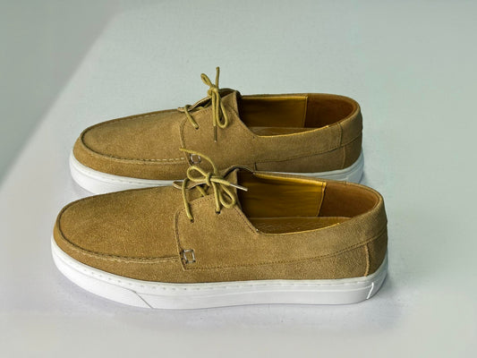 Chaussure HT daim marron tabac